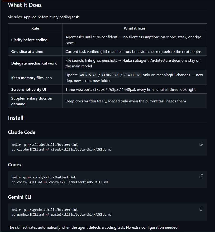 BetterThink screenshot 2